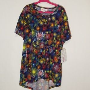 Lularoe Americana Fireworks Gracie NWT